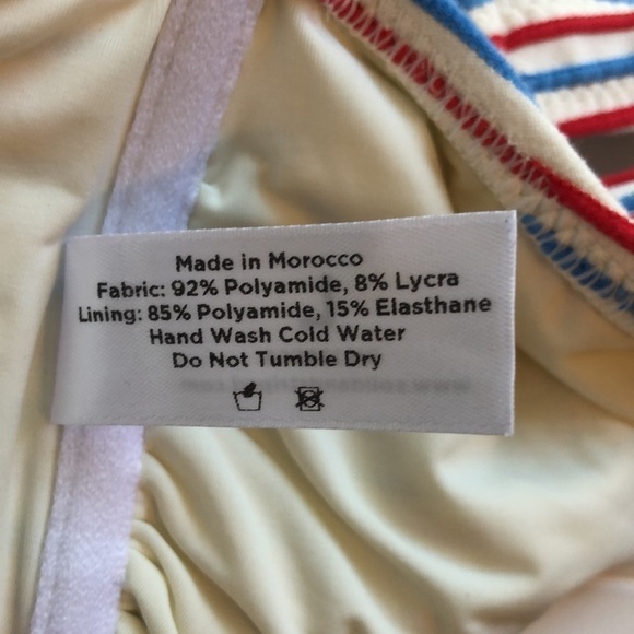 Solid & Striped Bikini Top | SIZE L - Picture 5 of 5